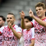 Dejan Sorgic et Joël Schmied, tous deux buteurs en ce jour de fête.